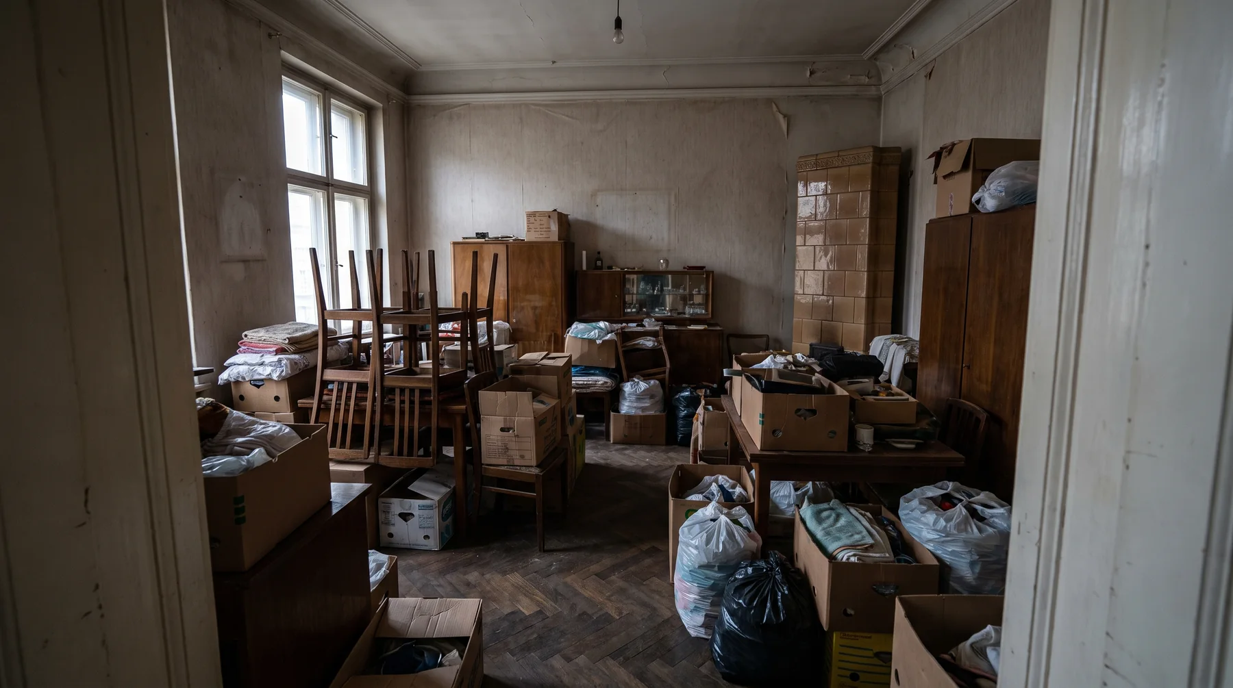 Wohnung vor der Entrümpelung